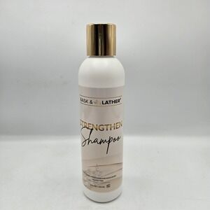 BASK & LATHER Strengthen Hair Shampoo – All-Natural, pH‑Balanced Formula